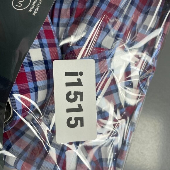 NEW Kirkland Signature Men's XL Performance Sport Plaid Dress Shirt - Picture 6 of 6